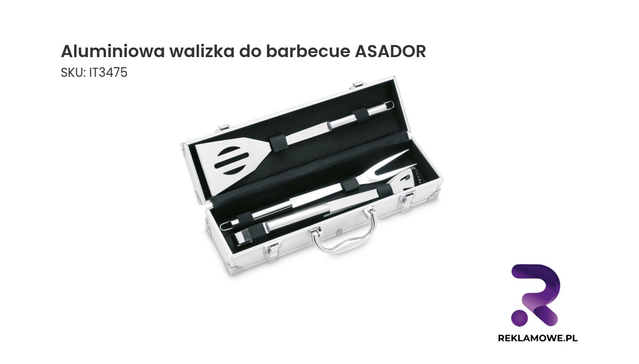 Aluminiowa walizka do grillowania ASADOR