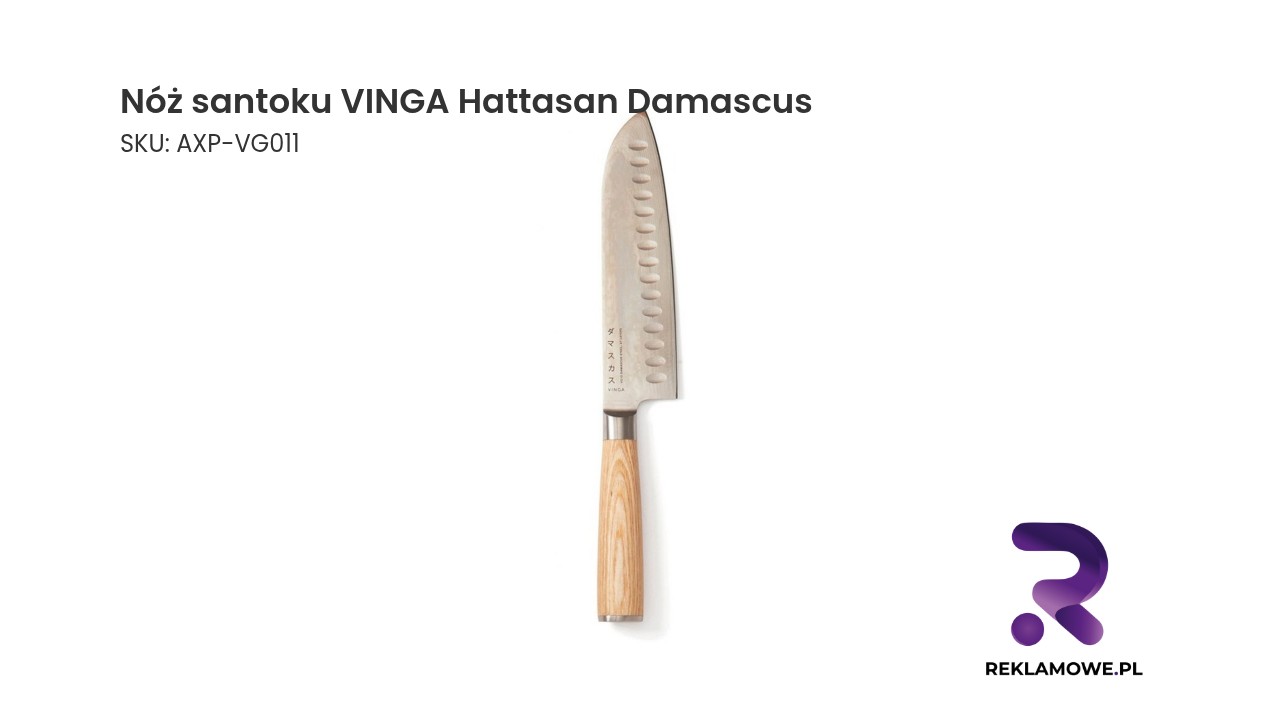 Nóż santoku VINGA Hattasan Damascus Nóż santoku VINGA Hattasan Damascus wysokiej jakości