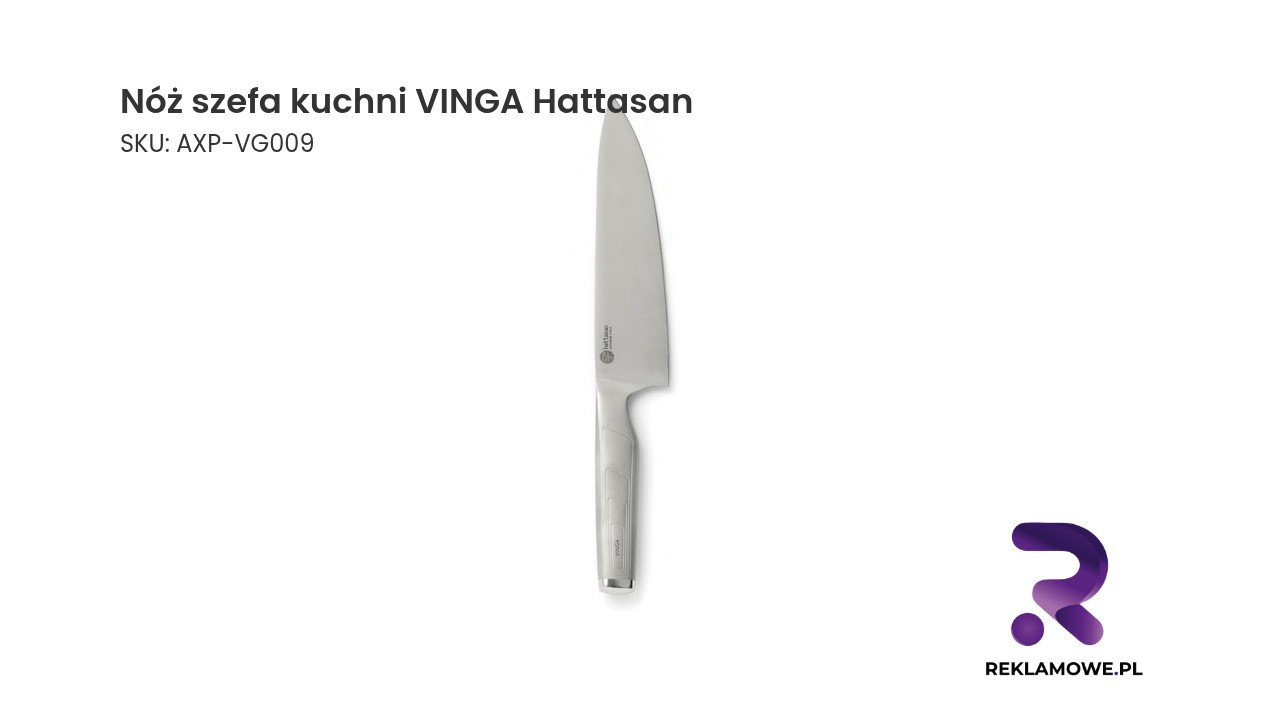 Nóż szefa kuchni VINGA Hattasan z wysokiej jakości stali