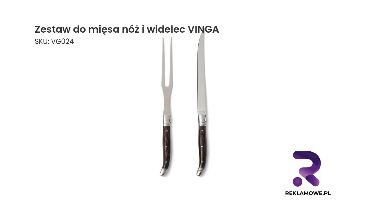 Zestaw do mięsa nóż i widelec marki VINGA
