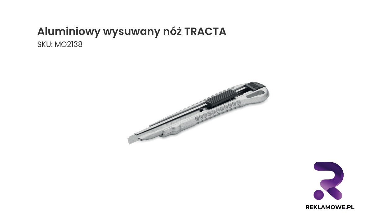 Aluminiowy wysuwany nóż marki TRACTA