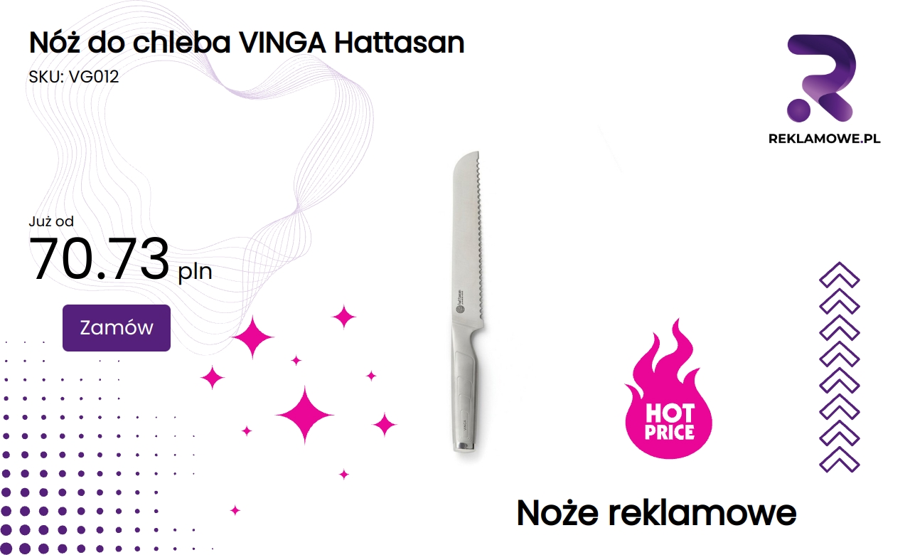 Nóż do chleba VINGA Hattasan
