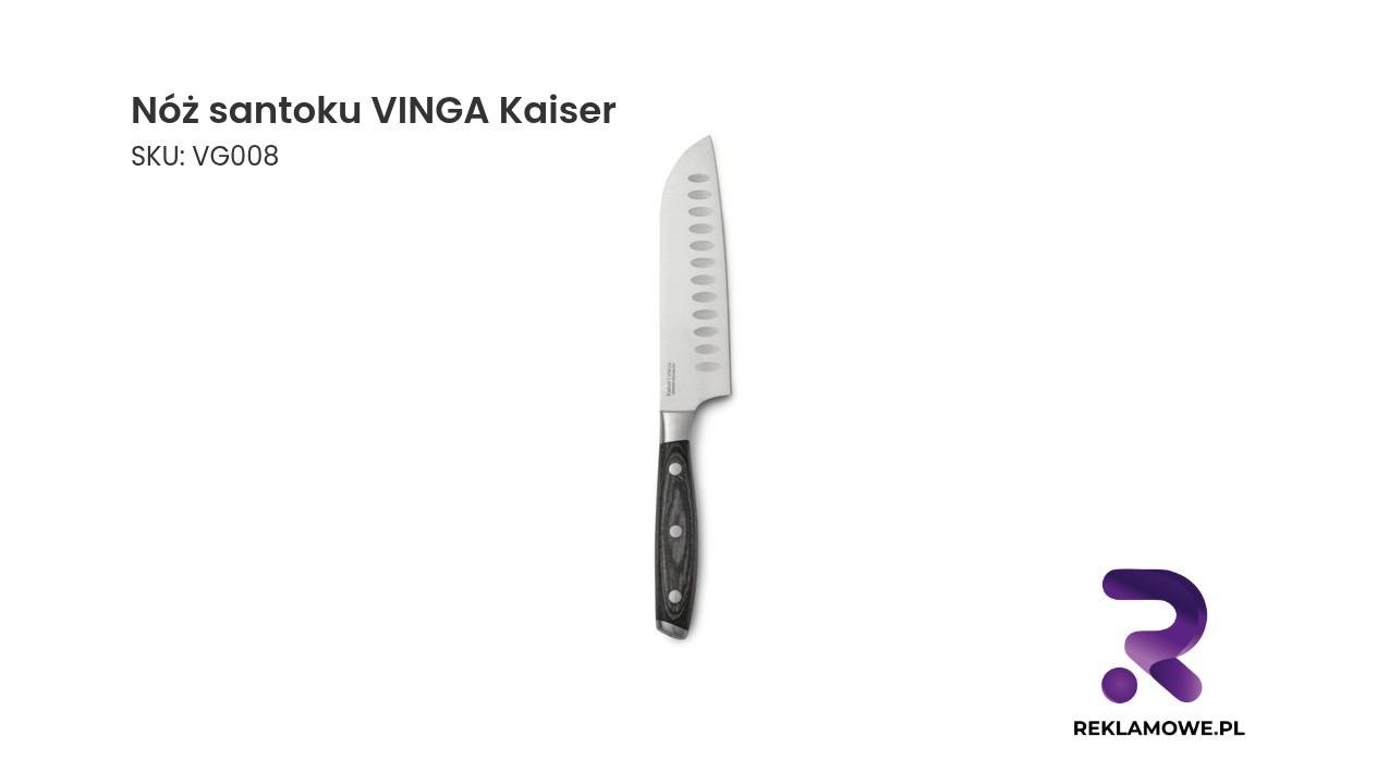 Nóż santoku VINGA Kaiser o wysokiej jakości