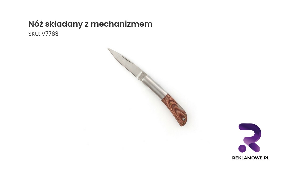 Nóż składany z mechanizmem